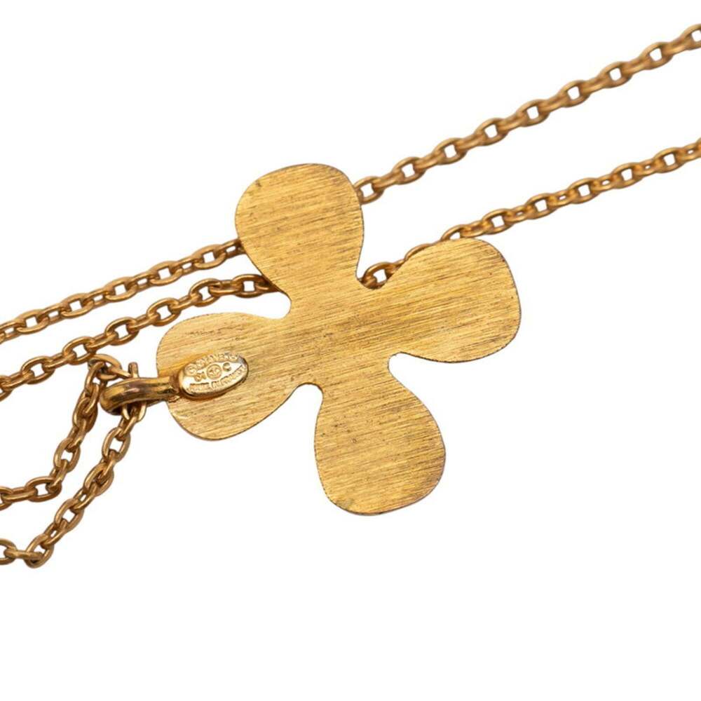 CHANEL Gold Logo Necklace - Picture 5 of 6